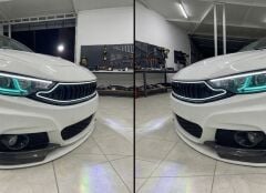Fiat egea ledli m5 ön panjur ızgara pianoblack 2016+