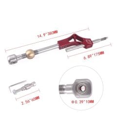Honda civic short shifter uzun ayarlı kırmızı 1988 / 2001