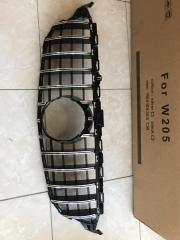 Mercedes w205 gtr ön panjur ızgara seti siyah 2019+ c serisi