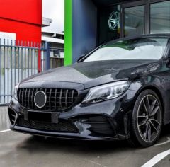 Mercedes w205 gtr ön panjur ızgara gloss black2019+
