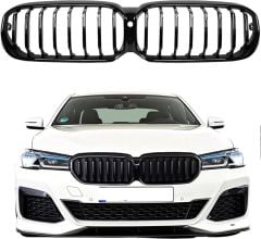 Bmw g30 lci shadow ön böbrek panjur ızgara piano black 2020 / 2024 m performance