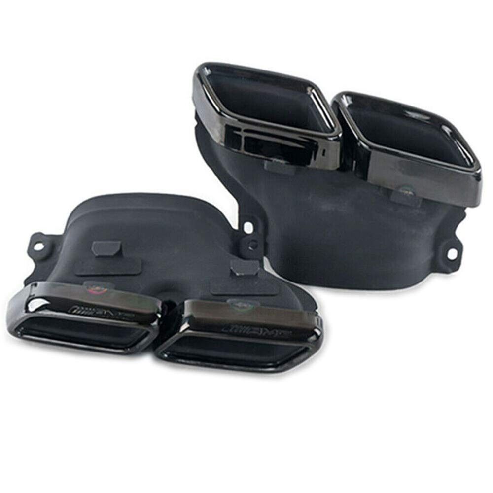 Mercedes w205 c63 egzoz ucu seti siyah