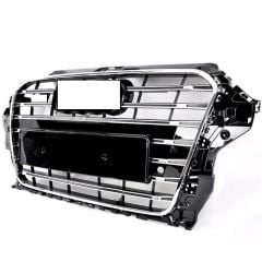 Audi a3 s3 ön panjur ızgara krom siyah 2013 / 2016