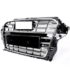 Audi a3 s3 ön panjur ızgara krom siyah 2013 / 2016