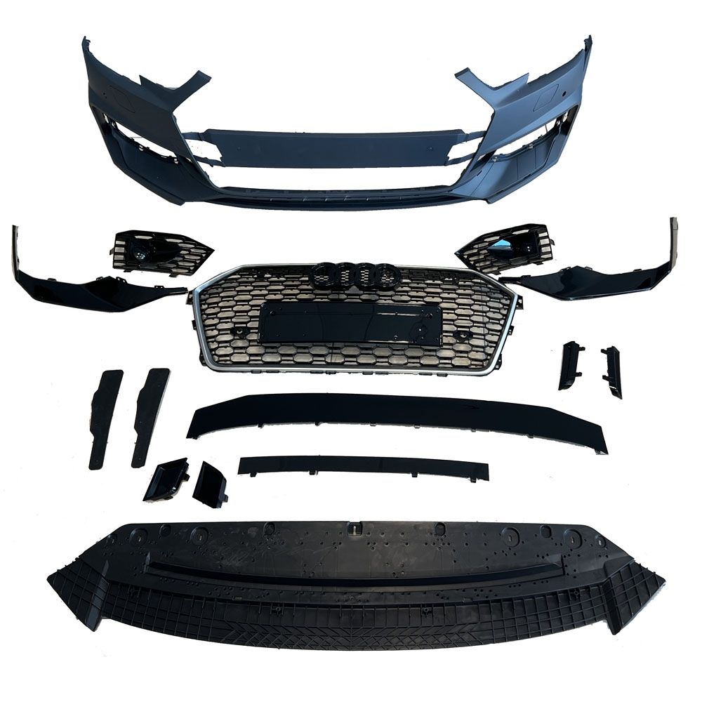 Audi a4 rs4 ön tampon ve panjur seti 2016 / 2019