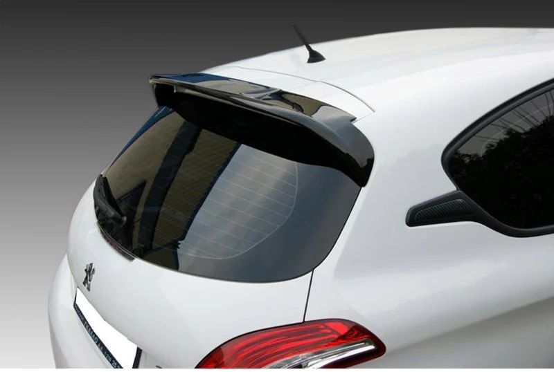 Peugeot 208 bagaj üstü spoiler pianoblack boyalı