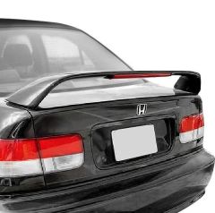 Honda civic si bagaj üstü spoiler pianoblack boyalı 1996 / 2000