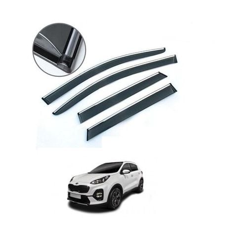 Kia sportage cam rüzgarlığı krom çıtalı 2016+ sunplex