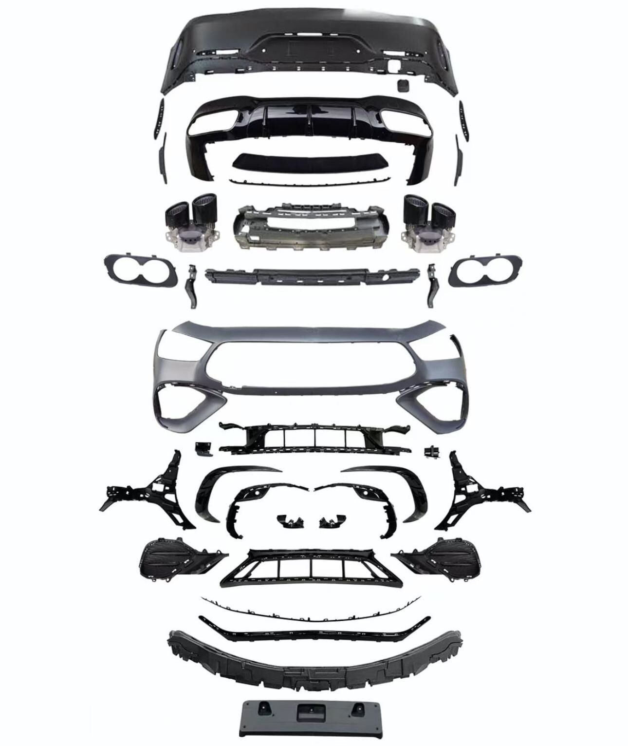 Mercedes w290 amg gt body kit tampon seti