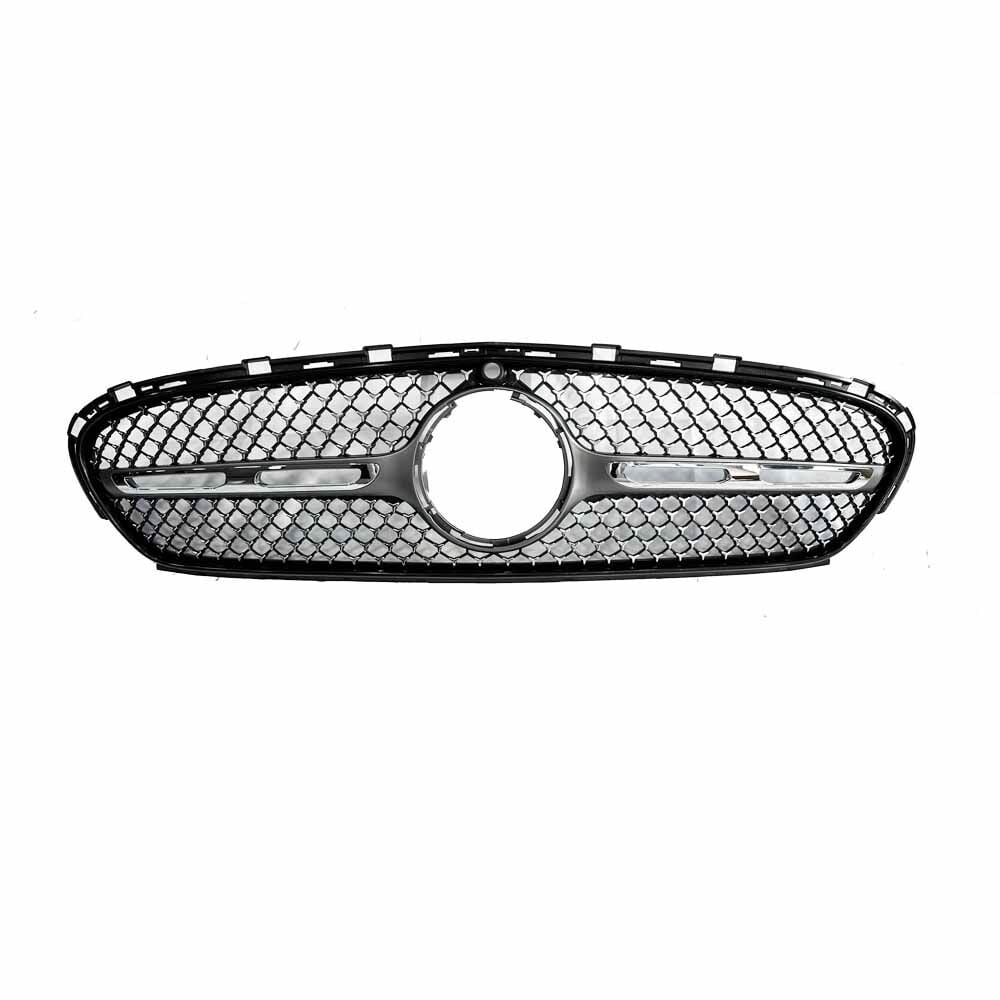 Mercedes glc w254 diamond ön panjur ızgara gri çıta 2023+