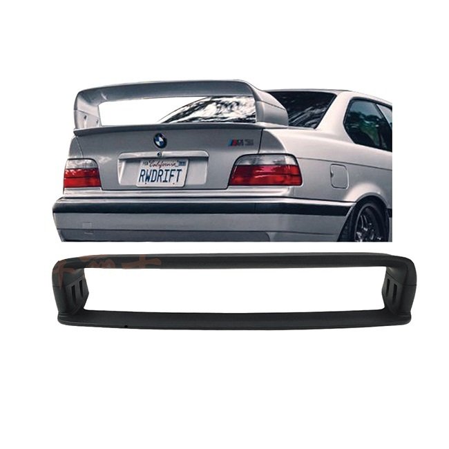 Bmw e36 bagaj üstü spoiler yüksek boyasız plastik