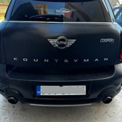 Mini cooper r60 countryman egzoz ucu çiftli karbon akrapoviç 100mm