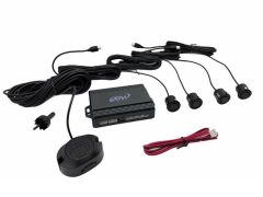 Araç geri park sensörü bip bip ses ikazlı beyaz 18mm göz AEM