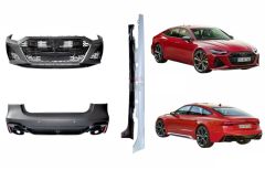 Audi  a7 rs7 4k body kit tampon panjur difüzör 2018+ 4k c8