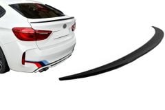 Bmw x6 f16 bagaj üstü spoiler pianoblack boyalı 2015+