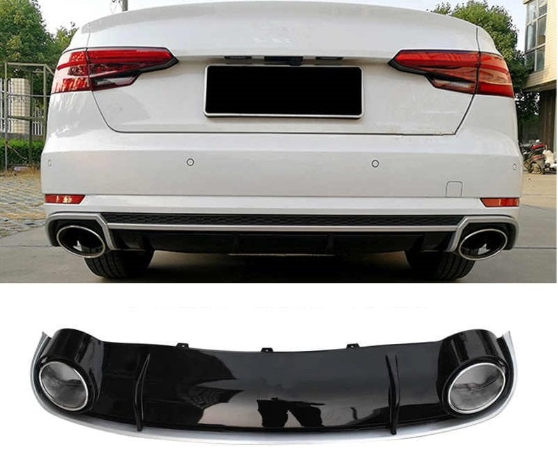Audi a4 RS4 arka tampon difüzörü komple sedan 2016+ b9