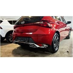 Hyundai i20 ön ve arka tampon koruması plastik 2020 / 2024