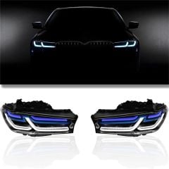 Bmw g30 ön far lambası ledli lci görünüm dönüşüm farı 2017 / 2020