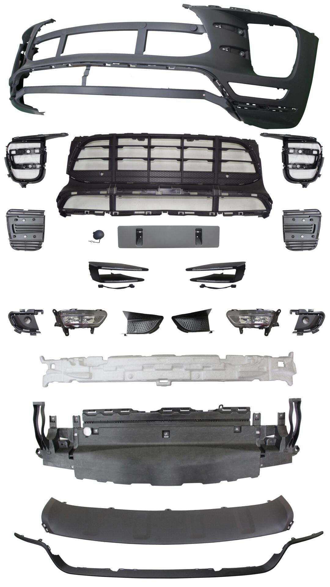 Porsche macan turbo body kit tampon seti 2015+.