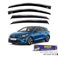 Kia ceed cam rüzgarlığı kromlu 2018+ niken