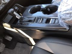 Honda civic uyumlu  vites kenar kaplaması 2 parça karbon 2022+