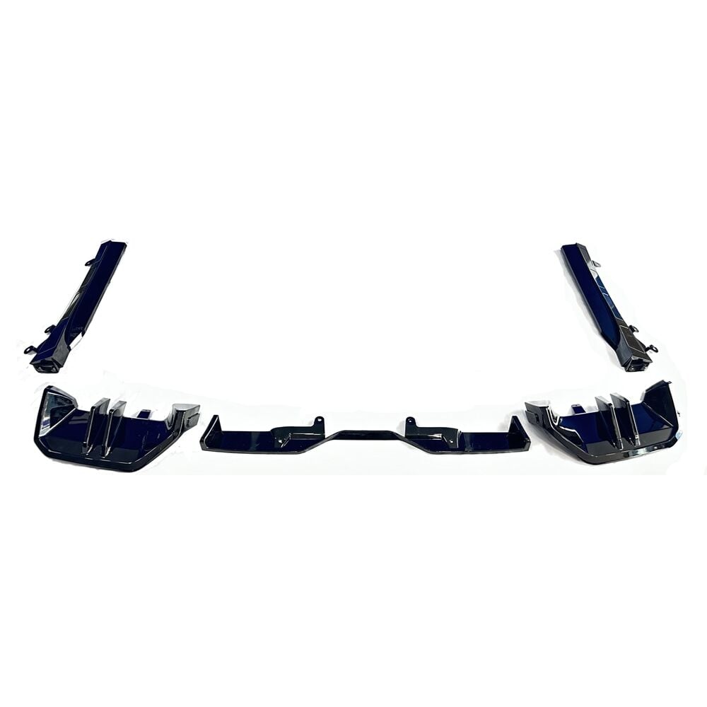 Bmw g60 arka tampon difüzörü performance pianoblack 2024+