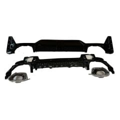 Bmw g20 arka tampon difüzörü ve egzoz ucu seti 3.40 lci