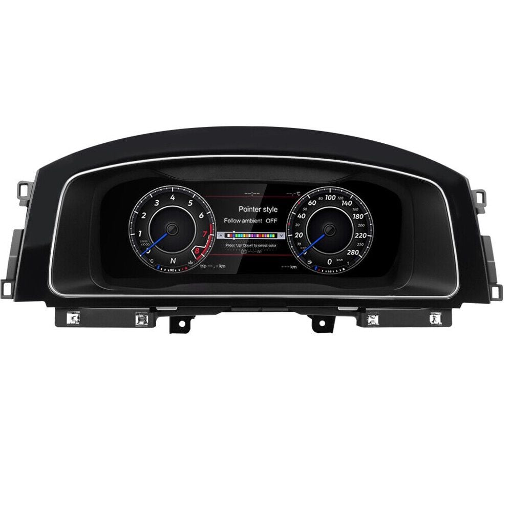 Vw golf 7 hayalet ekran dijital gösterge paneli