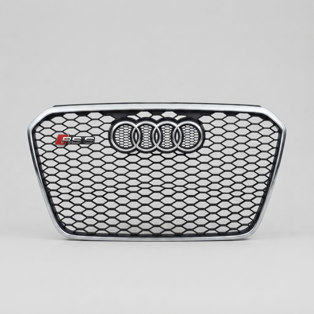 Audi a6 c7 rs6 ön panjur ızgara krom siyah 2011 / 2014