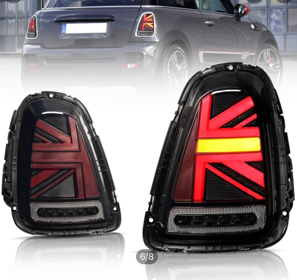 Mini cooper r58 stop lambası ledli british flag 2008 / 2014
