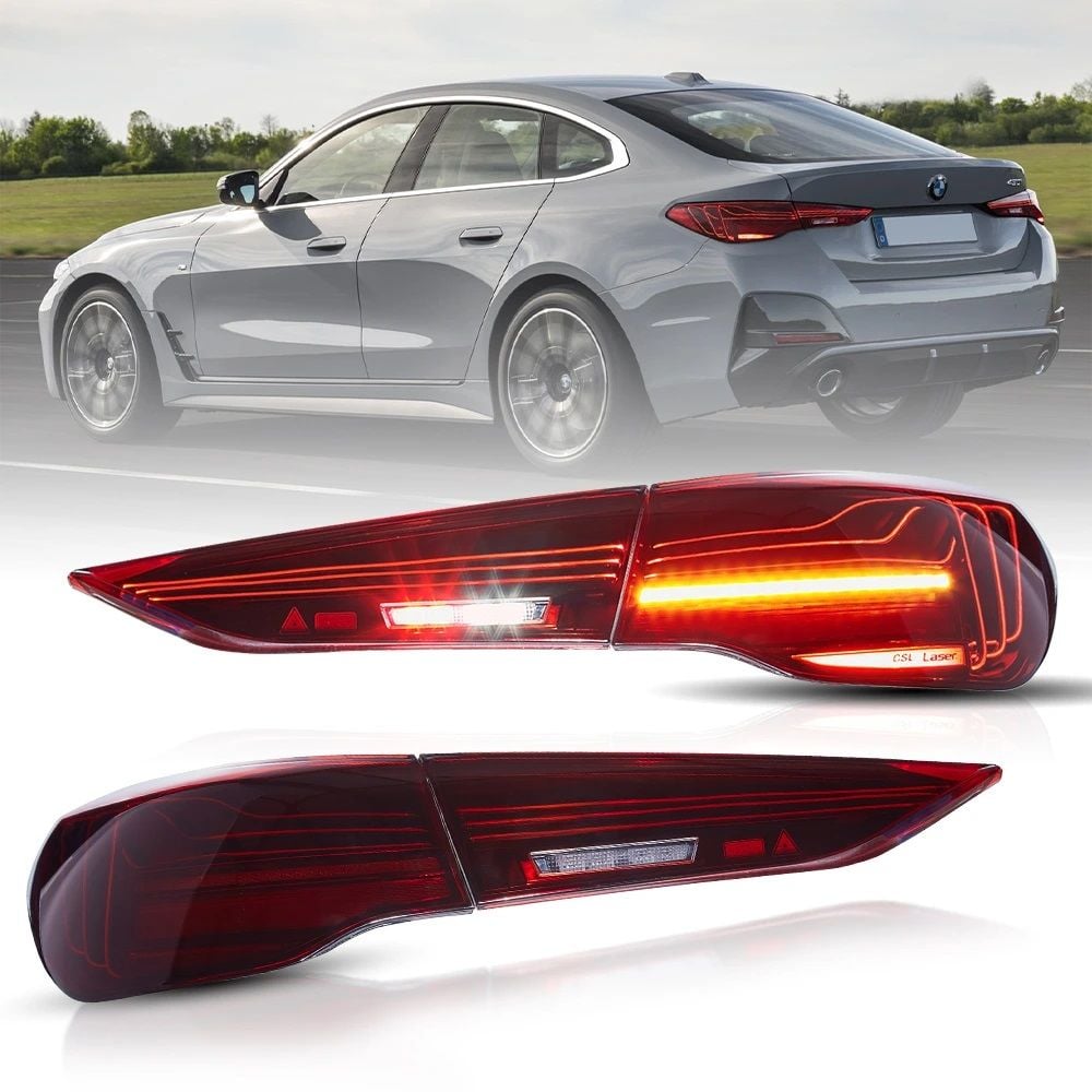 Bmw g22 g23 g26 stop lambası laser led model 2019+ 4 serisi
