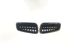 Honda civic uyumlu  üst menfez kaplaması pianoblack 2022+