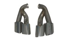 Porsche cayenne turbo egzoz ucu kare krom 2014 / 2017