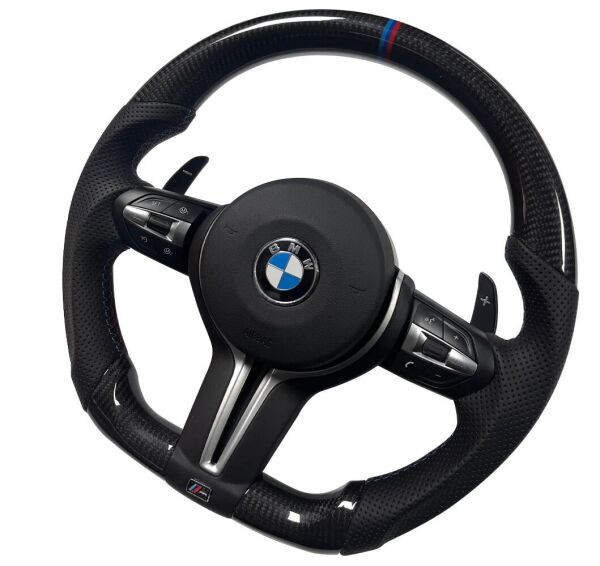 Bmw f20 f22 f30 f32 m3 direksiyon simidi carbon f1 vites+cruze control+airbag