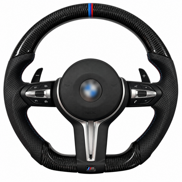Bmw f20 f22 f30 f32 m3 direksiyon simidi carbon f1 vites+cruze control+airbag