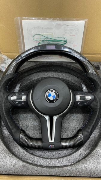 Bmw f20 f22 f30 f32 m3 direksiyon simidi carbon ledli f1 vites+cruze control+airbag