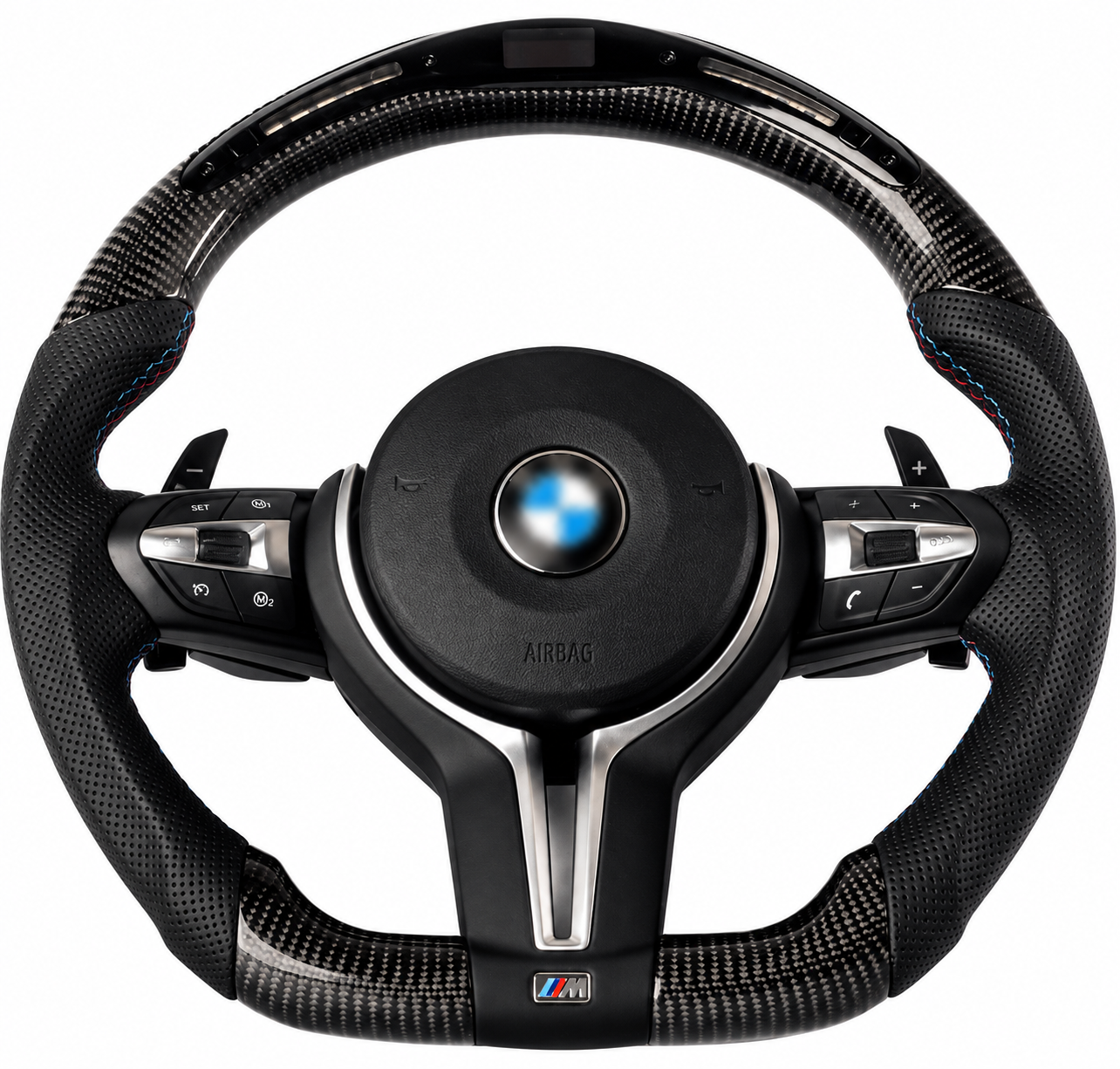 Bmw f10 m5 direksiyon simidi carbon ledli f1 vites+cruze control+airbag