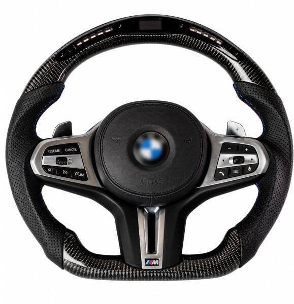 Bmw g20 g22 g30 direksiyon simidi ledli carbon f1 vites+cruze control+airbag