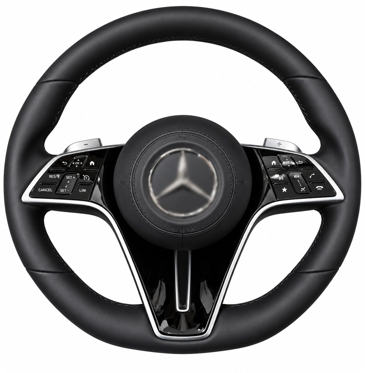 Mercedes maybach direksiyon simidi carbon f1 vites+cruze control+airbag