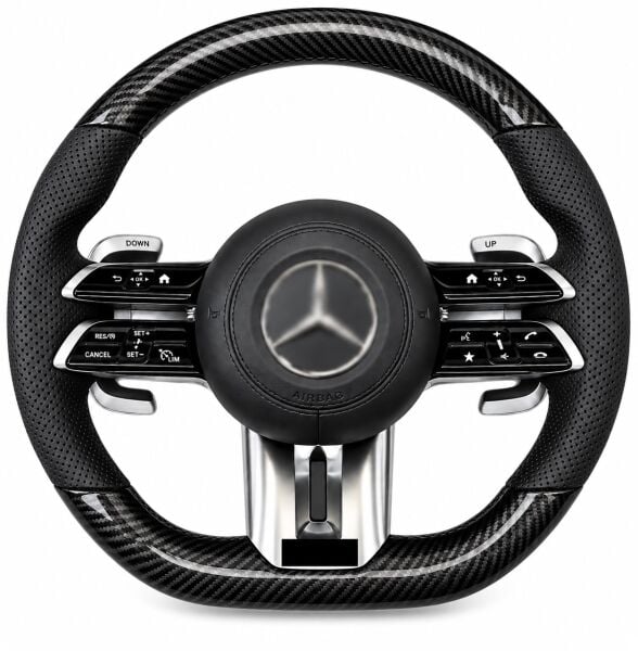 Mercedes amg 2021 direksiyon simidi carbon f1 vites+cruze control+airbag