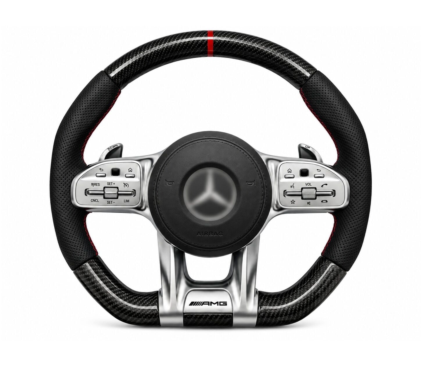 Mercedes amg 2018 direksiyon simidi karbon f1 vites+cruze control+airbag