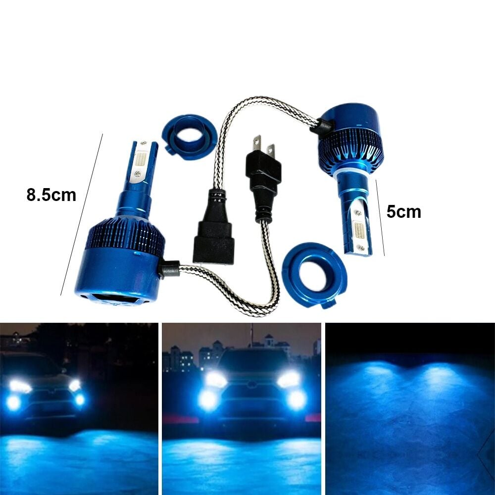 H7 led xenon far aydınlatma seti şimşek etkili deli mavi glv 30.000K